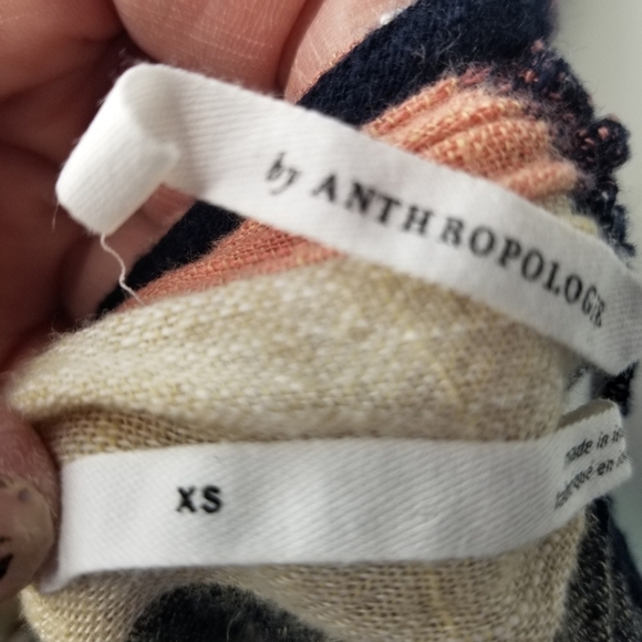 Anthropologie plaid crochet swing top - Picture 8 of 14